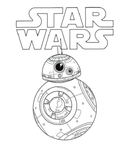 Star wars coloring pages playing learning