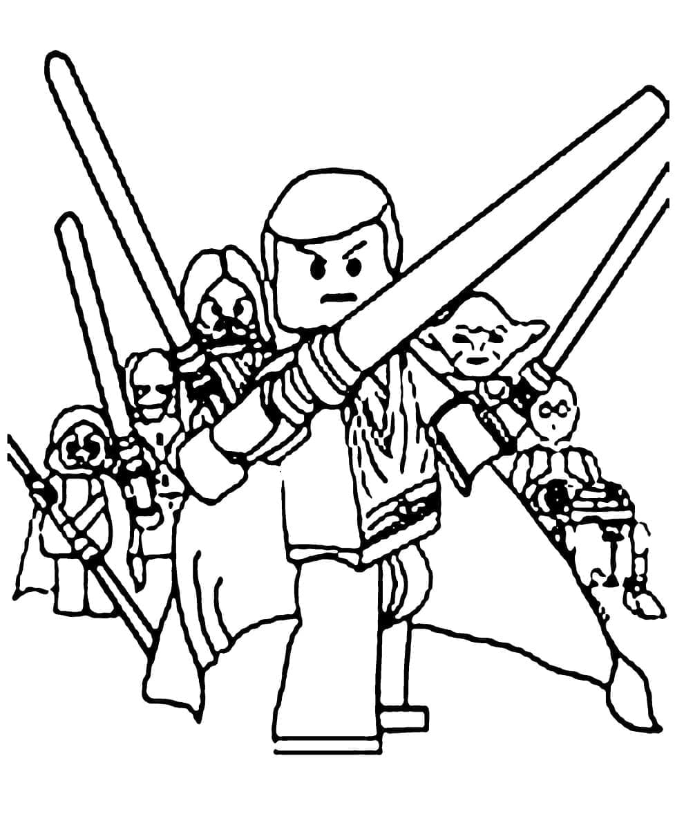 Lego star wars coloring pages