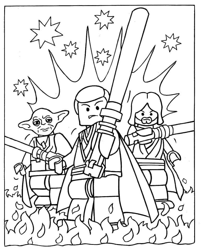 Lego star wars coloring pages