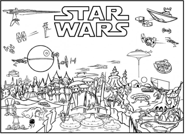 Lego star wars coloring pages