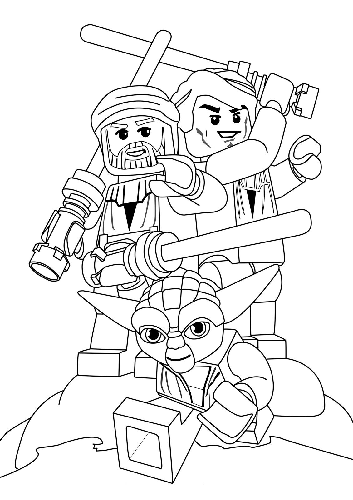 Lego star wars coloring pages