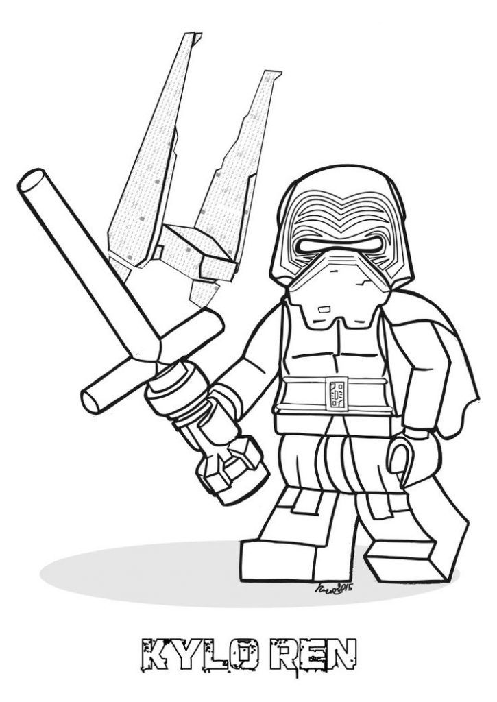 Kylo ren coloring pages