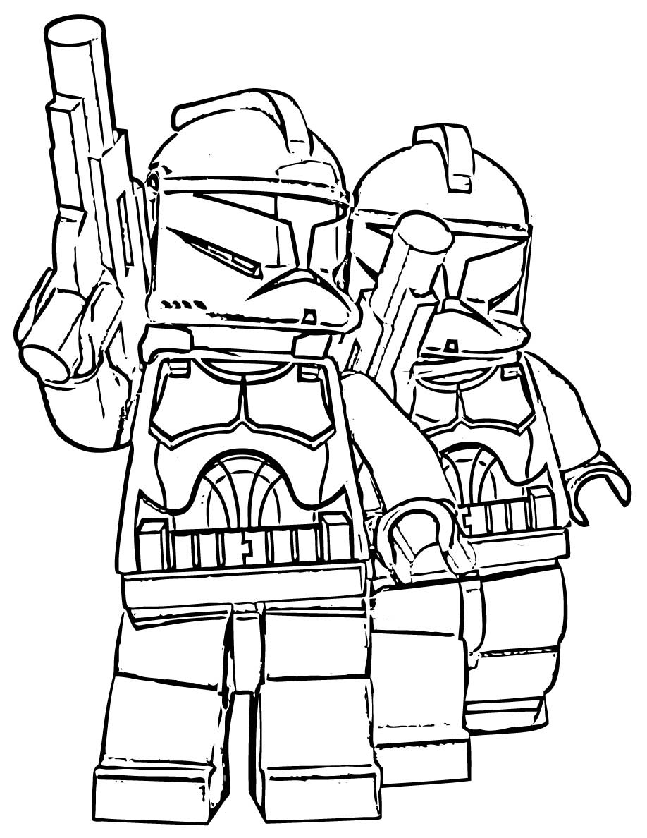 Lego star wars coloring pages