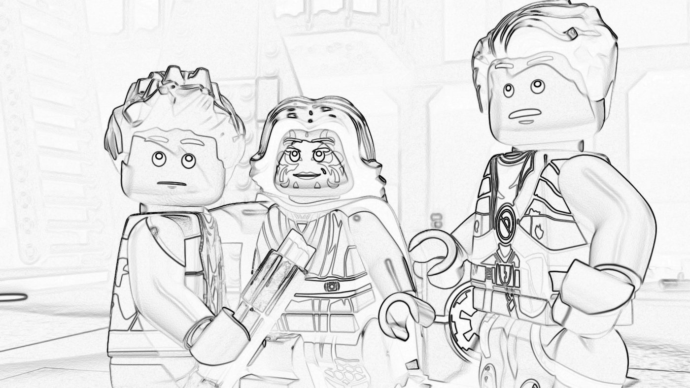 Lego star wars coloring pages the freemaker adventures