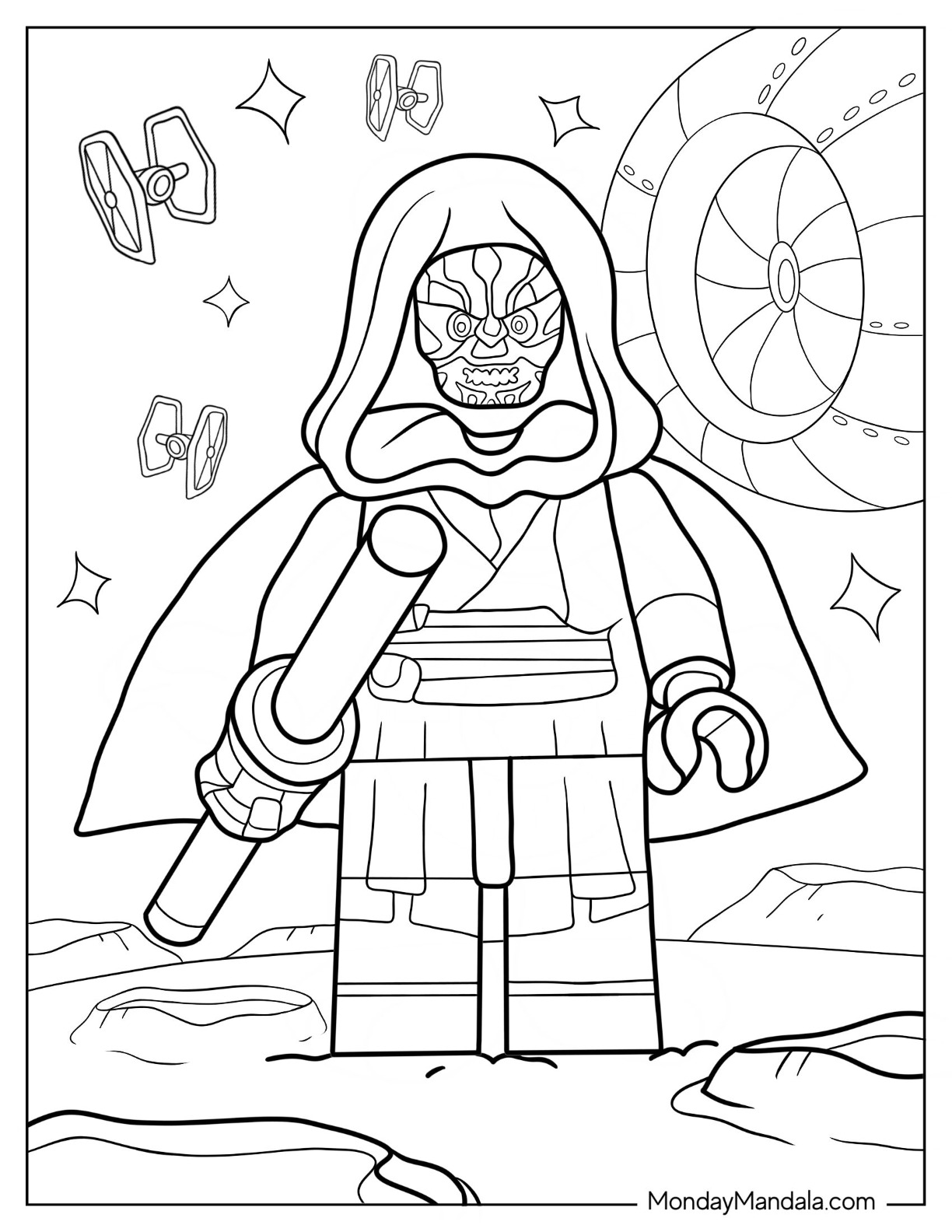 Lego star wars coloring pages free pdf printables