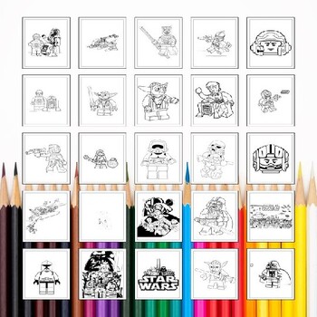 The ultimate collection of printable lego star wars coloring sheets pages