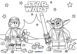 Free printable lego star wars coloring pages for kids