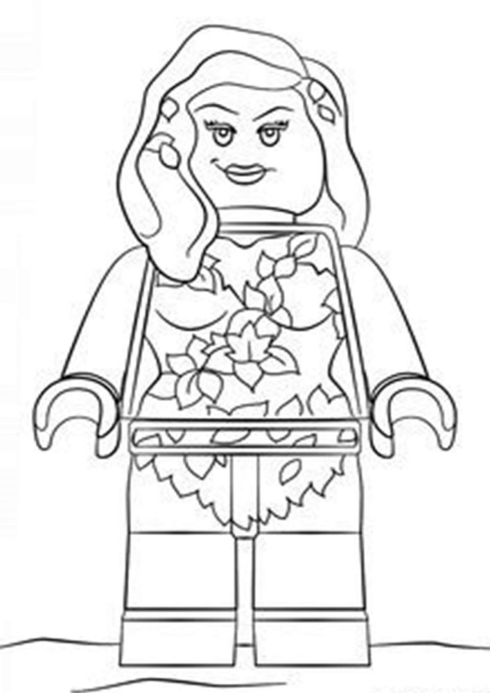 Free easy to print lego batman coloring pages