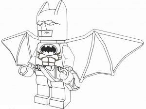 Lego batman coloring pages for kids