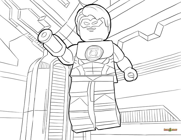 Printable coloring sheets lego