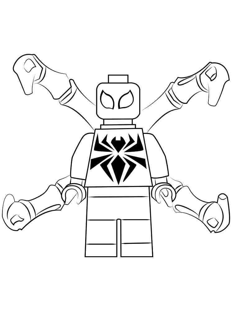 Lego marvel coloring pages