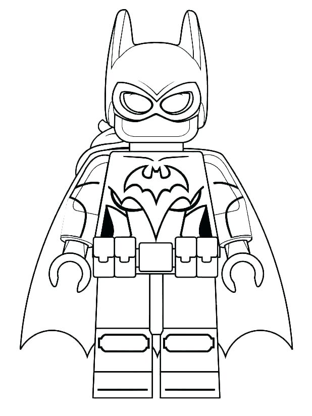 Lego superhero coloring pages