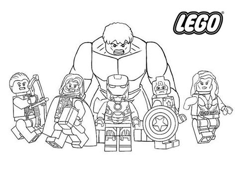 Lego superheroes louring pages