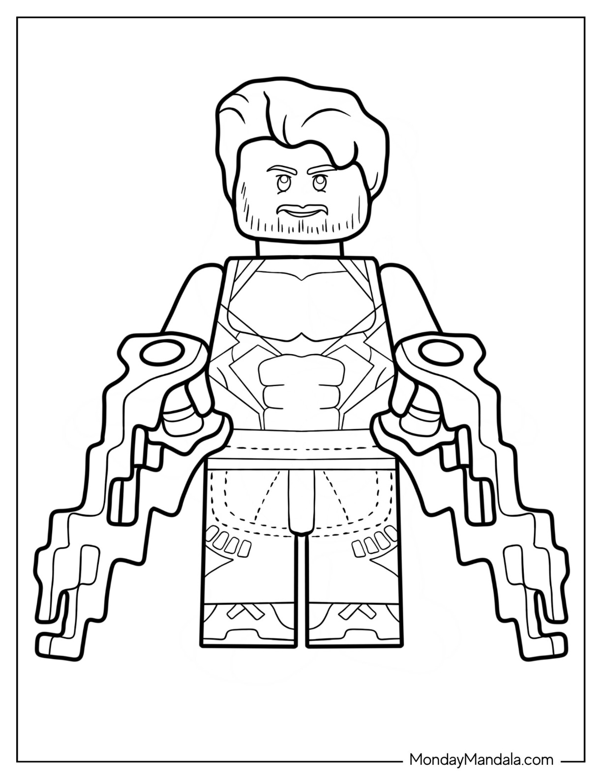 Lego avengers coloring pages free pdf printables