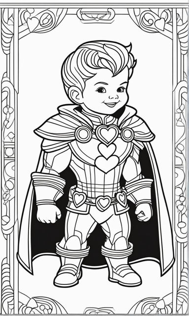 Baby coloring page