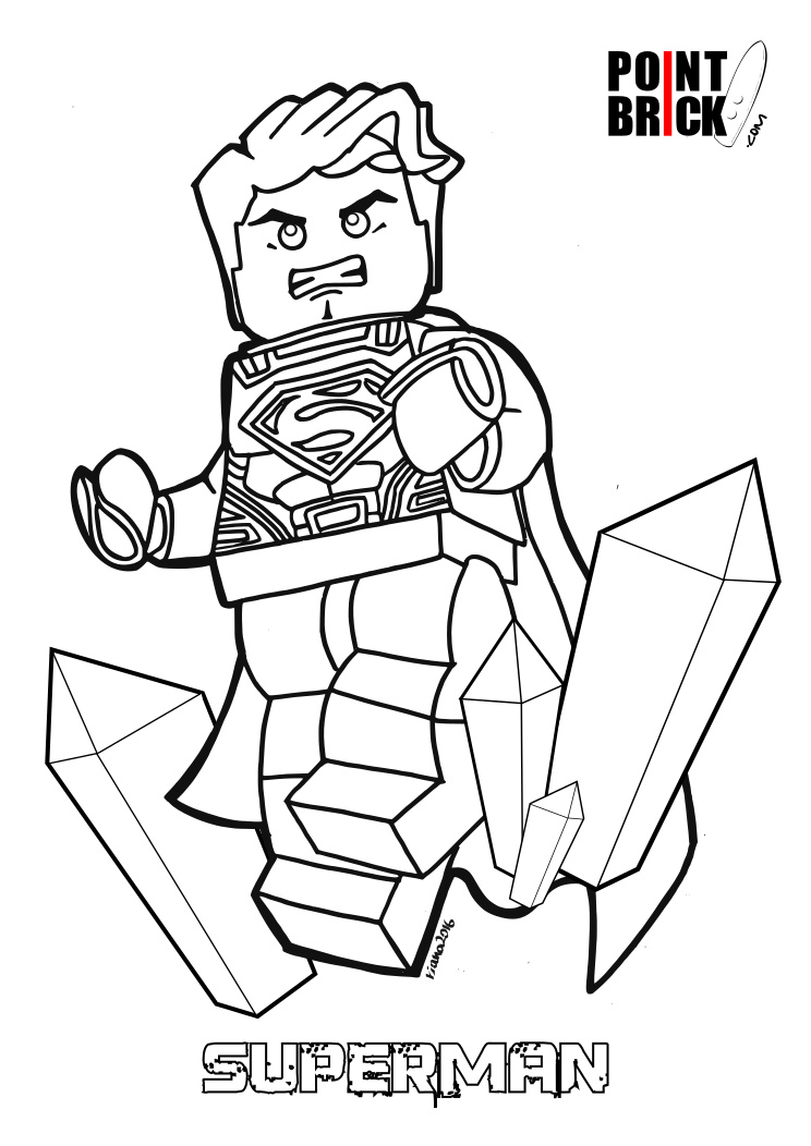 Point brick blog disegni da colorare lego dc batman v superman