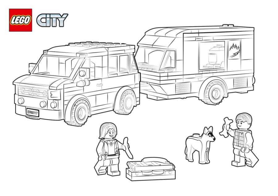 Lego city coloring pages pictures free printable