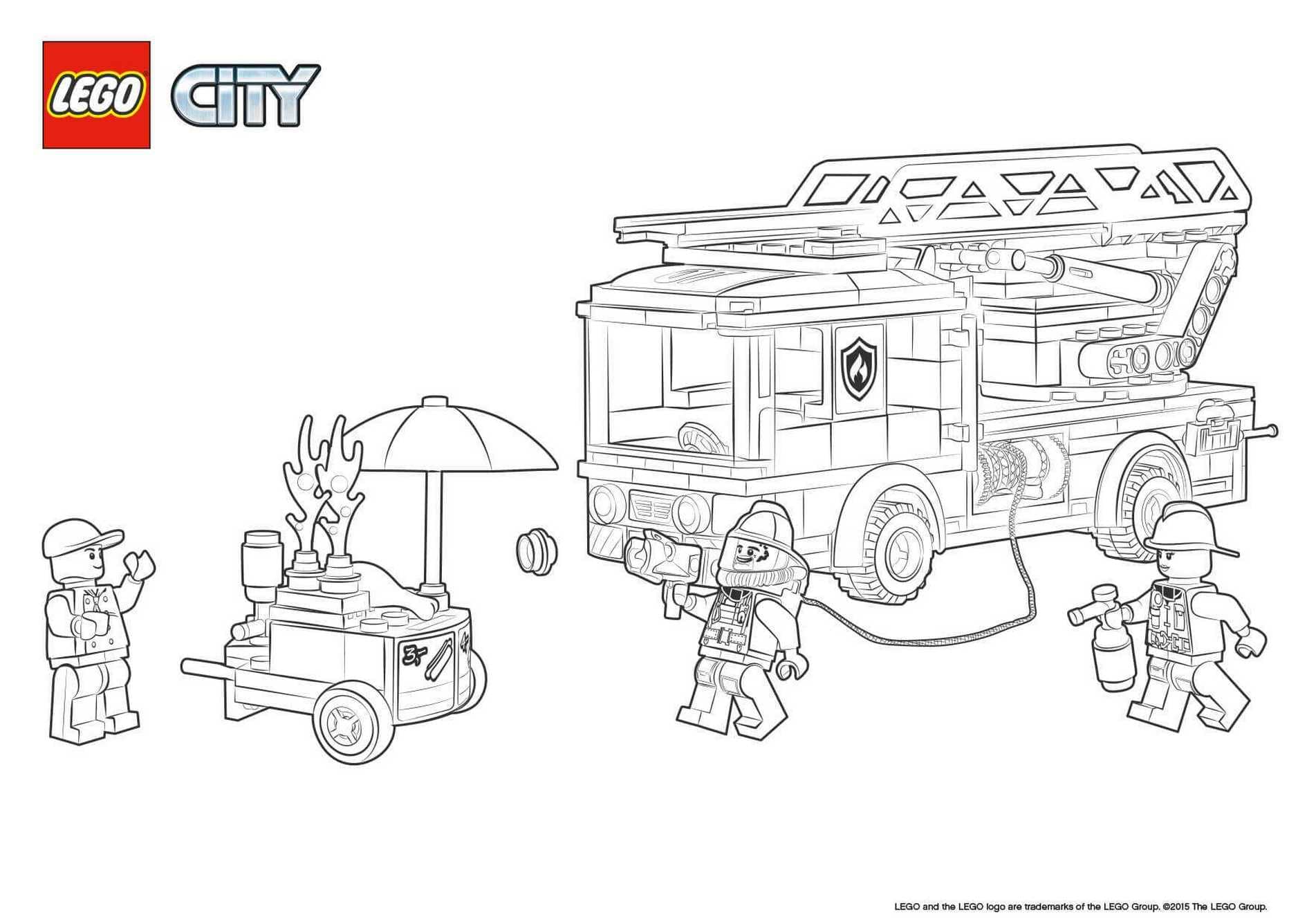 Lego city coloring pages free printable coloring pages