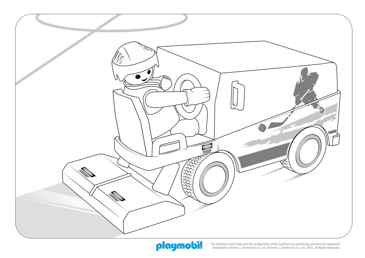 Zamboni pany on x show off your artistic skills with this playmobil zamboni ice resurfacer coloring sheet print it and show us your work httpstcorhyqzngdgg x