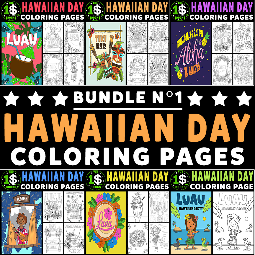 Hawaiian day lei day aloha luau may holiday coloring sheet made by teachers