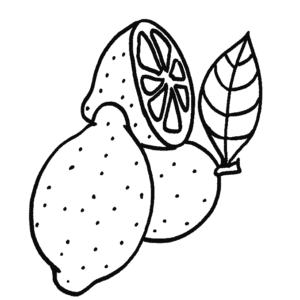 Lemon coloring pages printable for free download