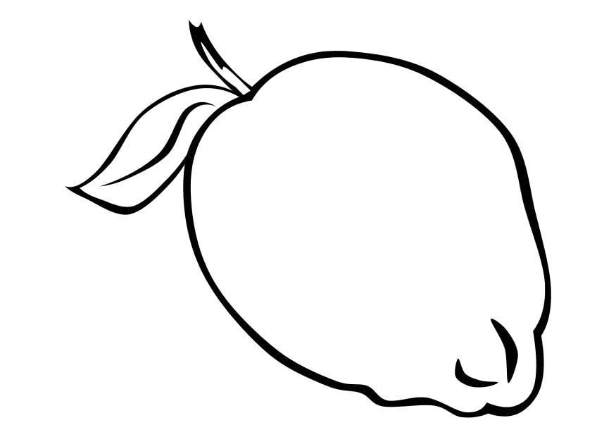 Coloring page lemon