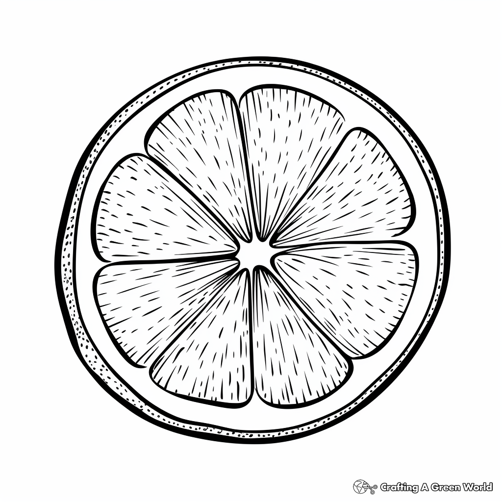 Lemon coloring pages