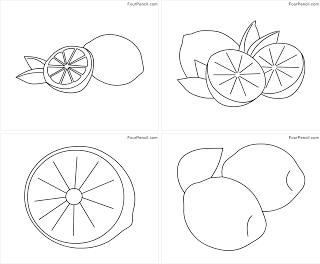 Free printable lemon coloring pages for kids â