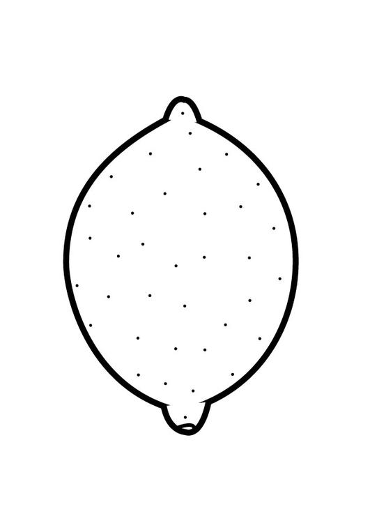 Coloring page lemon