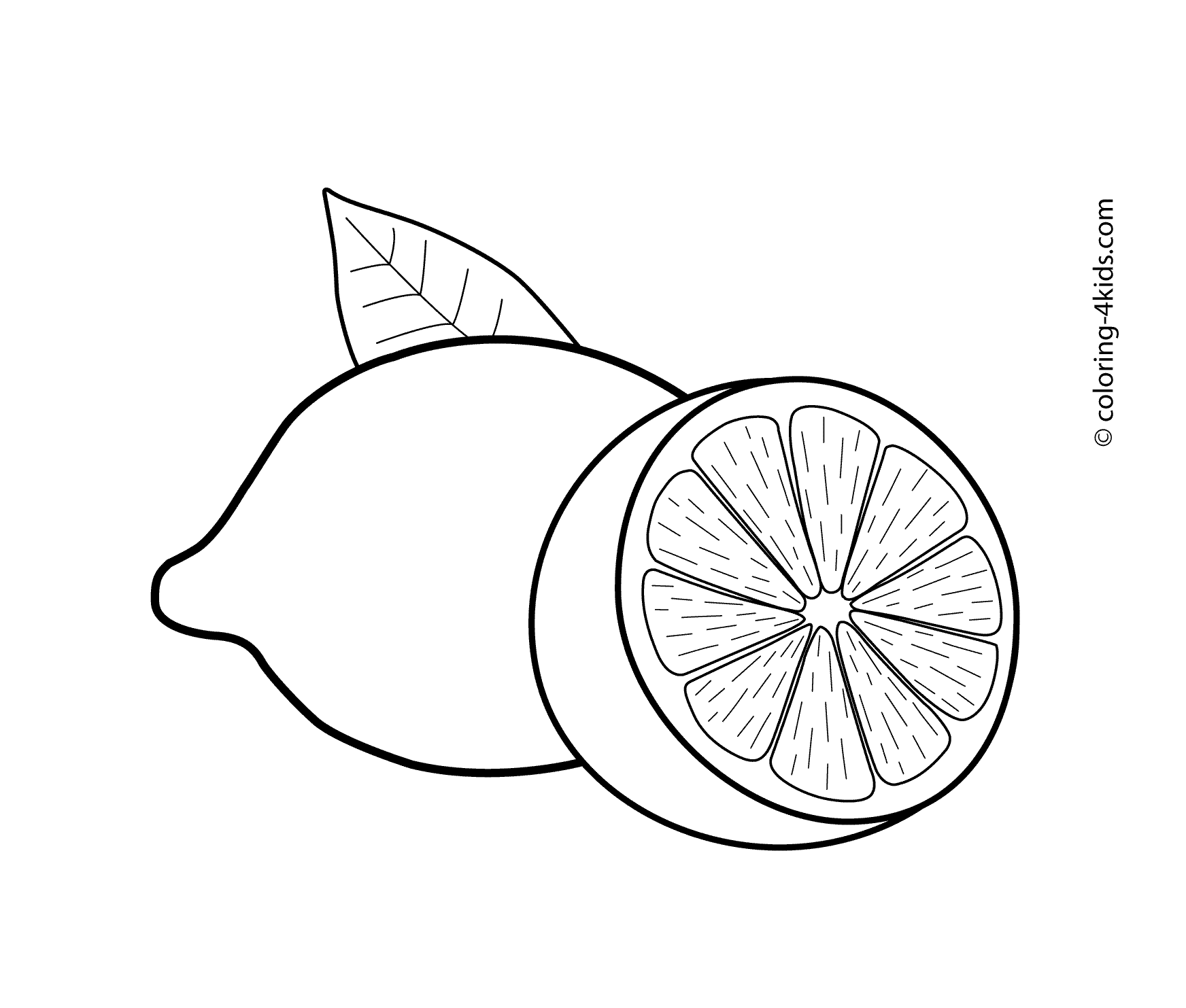 Lemons fruits coloring pages for kids printable free fruit coloring pages coloring pages coloring pages for kids