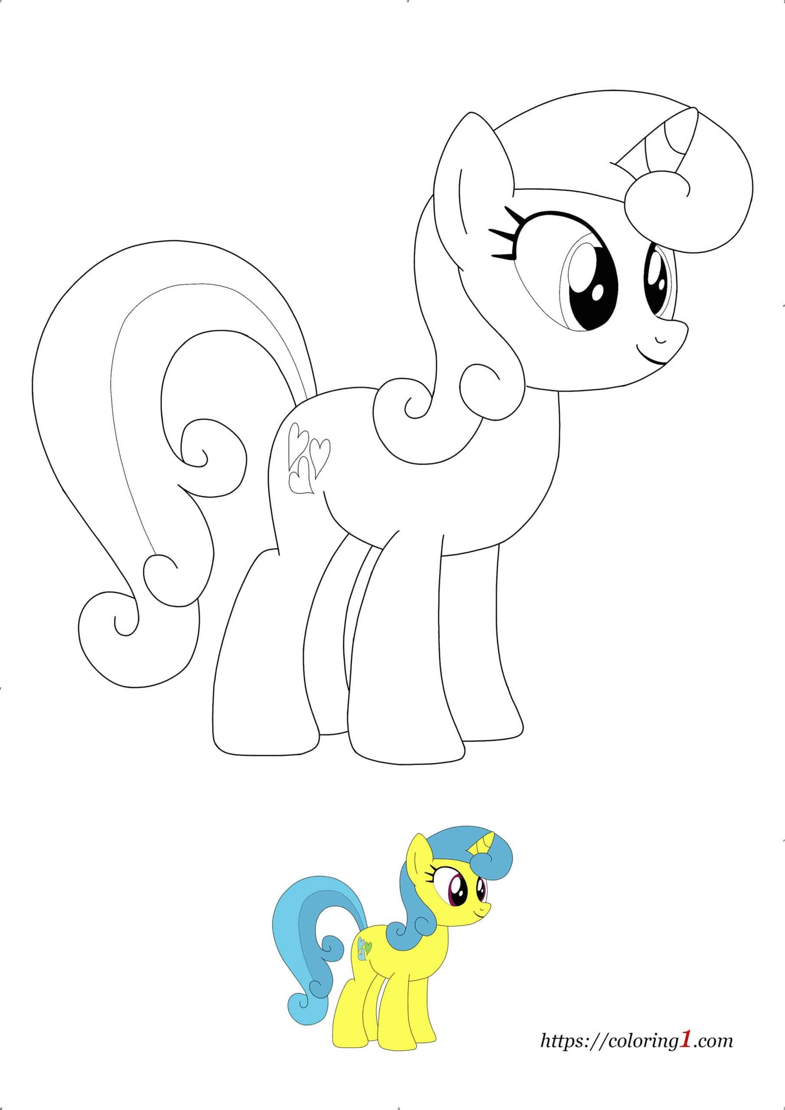 My little pony lemon hearts coloring pages