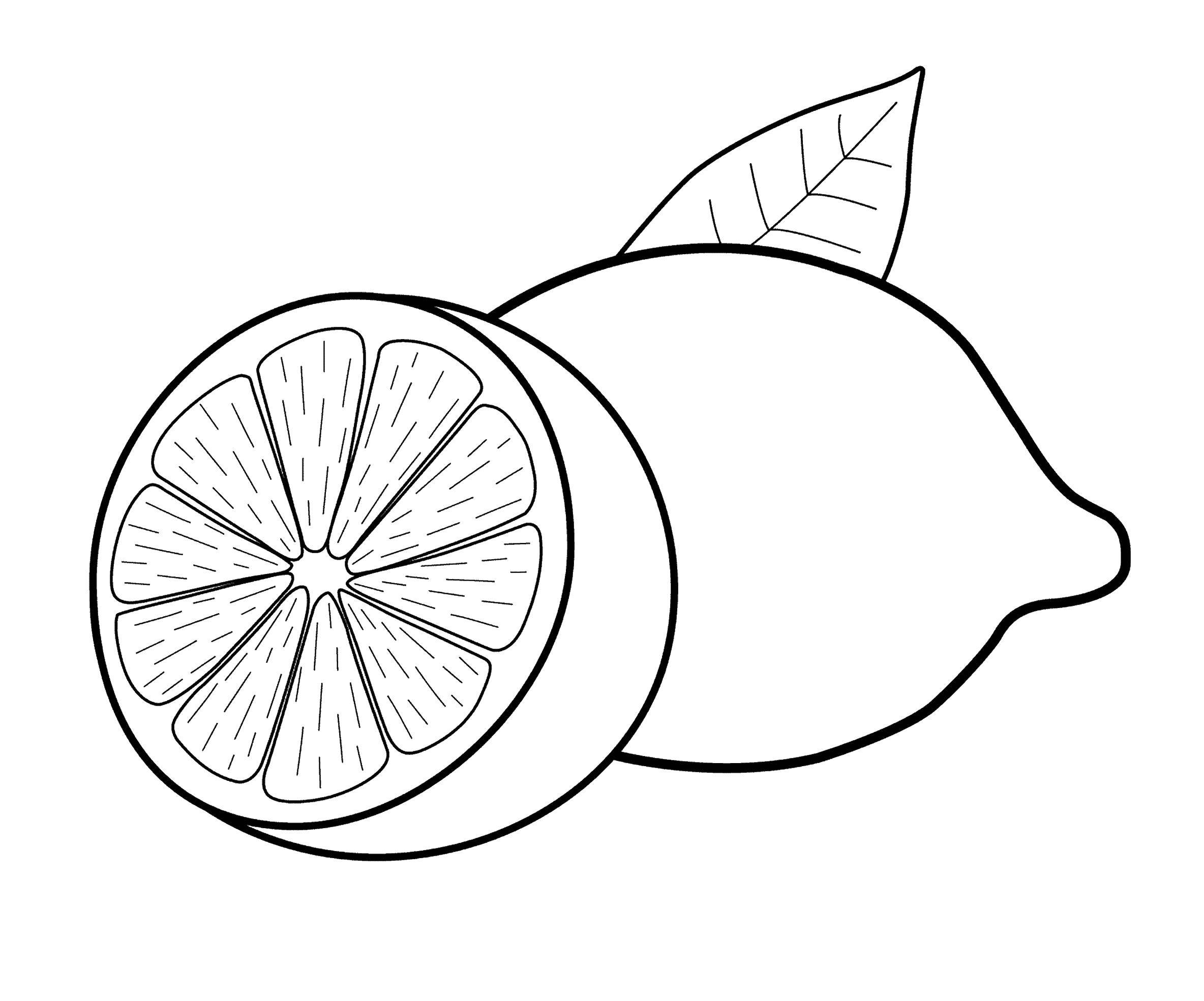 Online coloring pages coloring page lemon fit download print coloring page