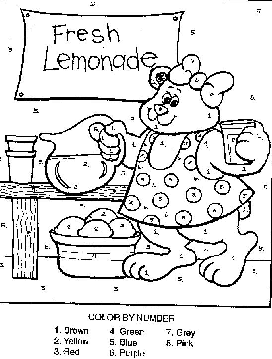 Lemonade coloring pages coloring pages lemonade summer coloring pages