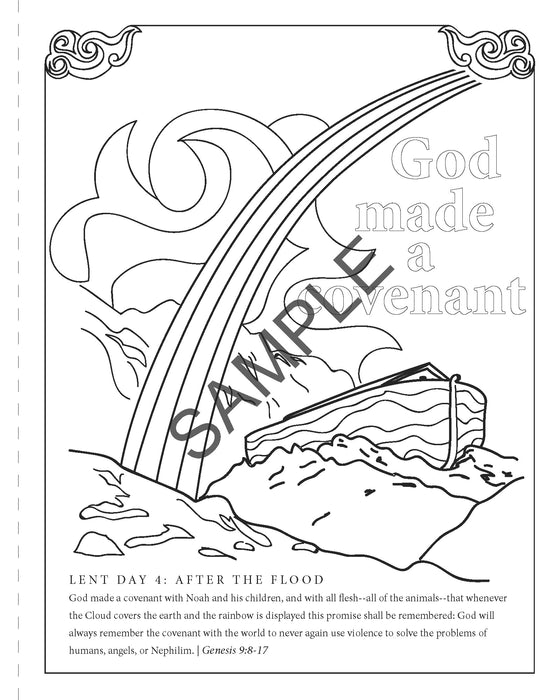 Coloring lent an adult coloring book for the journey to resurrection â chalice press