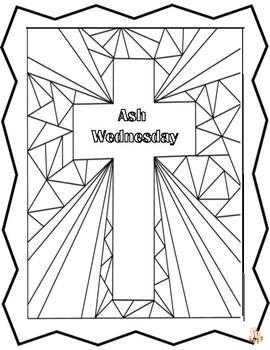 Free lent coloring pages for kids