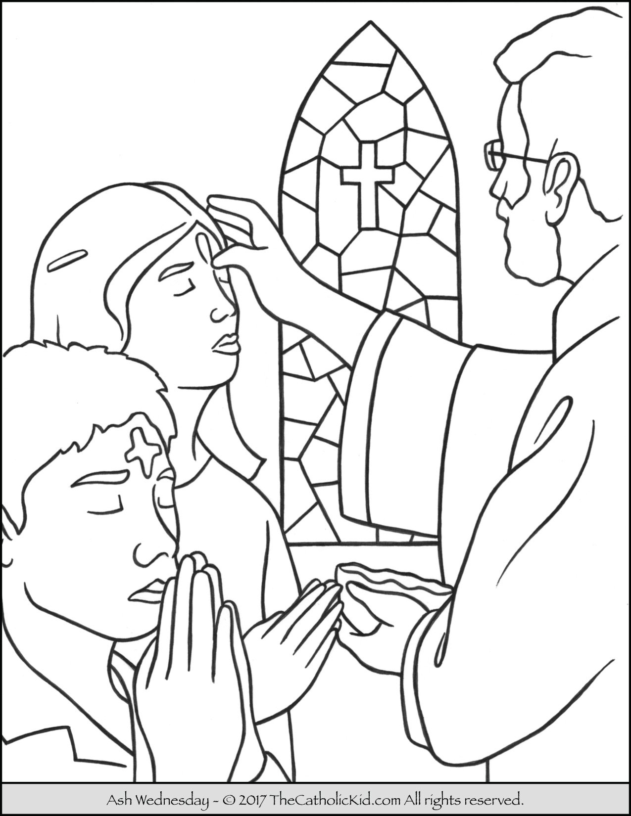 Lent easter coloring pages