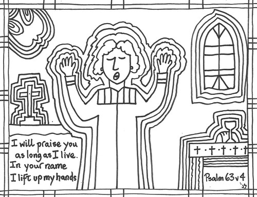 Lent c coloring page â stushie art