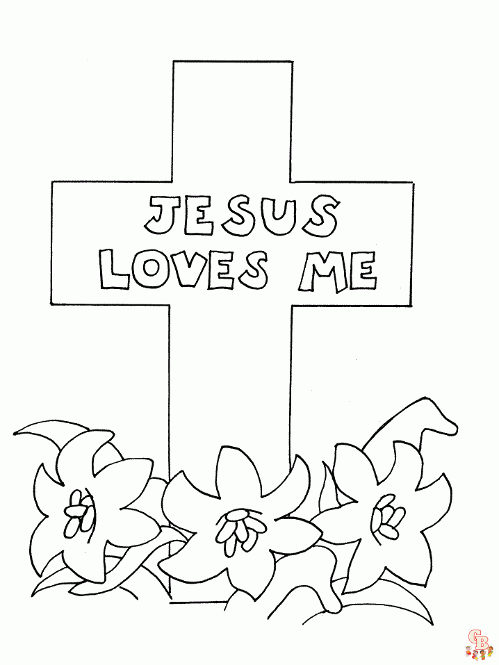 Free lent coloring pages for kids