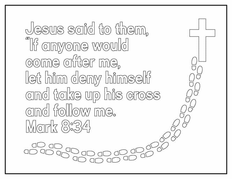 Lent coloring pages