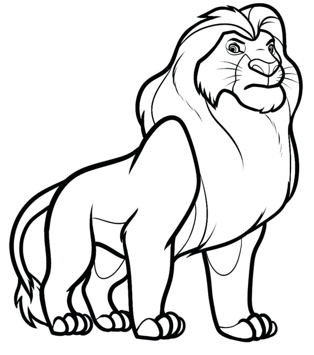 Coloring pages coloring pages for children lion