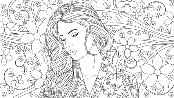 Imãgenes fotos de stock objetos en d y vectores sobre adult coloring pages women