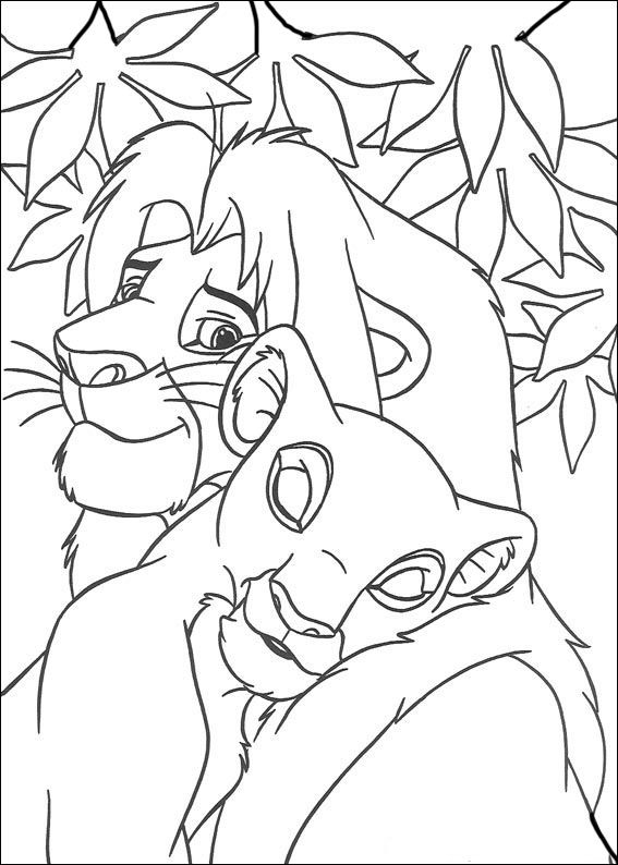 The lion king coloring pages prinses kleurplaatjes kleurplaten leeuwenkoning