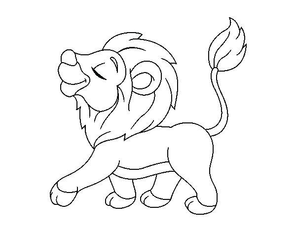 Dibujo de leon para colorear lean para dibujo de un leon para pintar leon para colorear leon pintado dibujos de leones