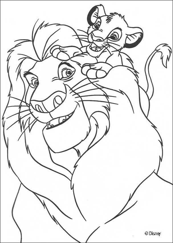 The lion king coloring pages