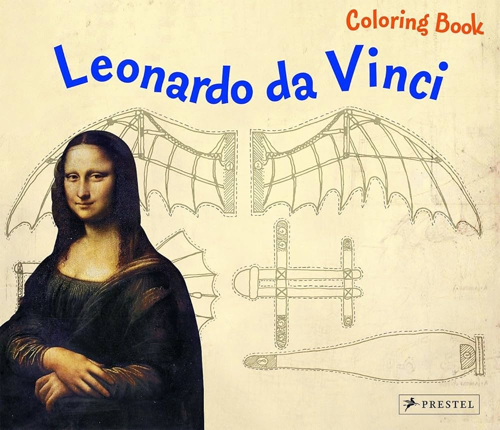 Leonardo da vinci coloring book by roeder annette