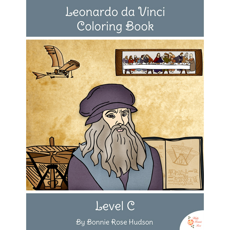 Leonardo da vinci coloring book