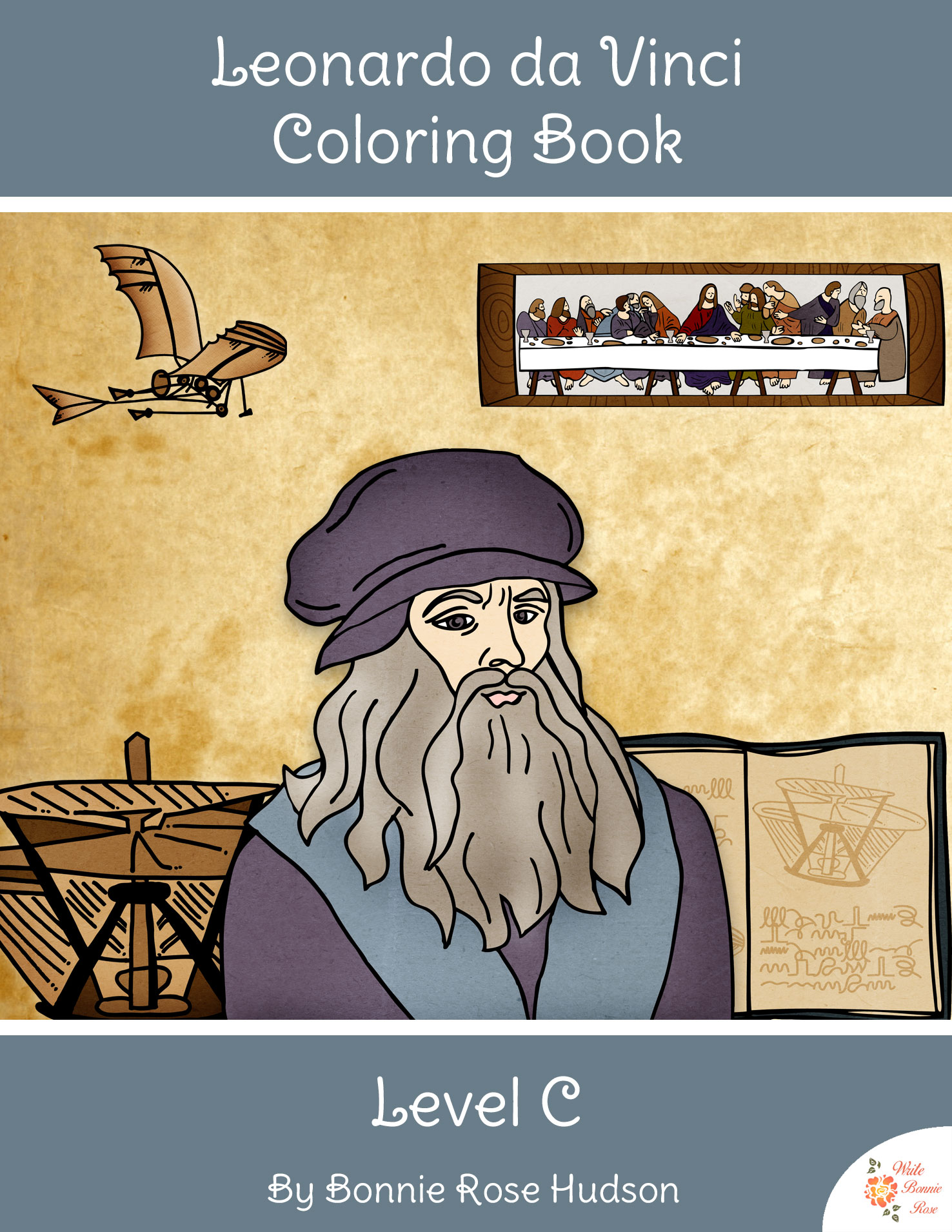 Leonardo da vinci coloring book