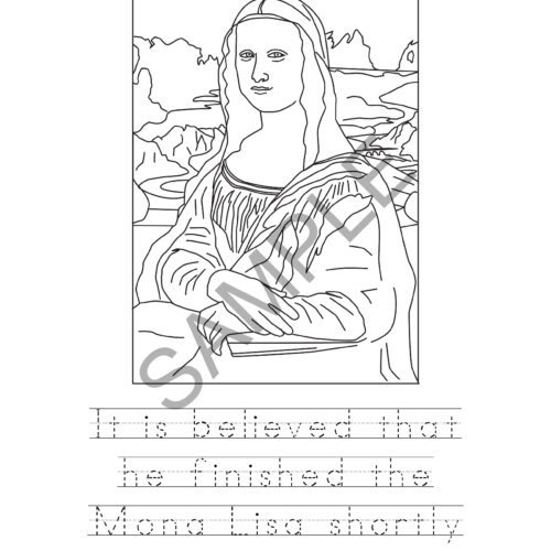 Leonardo da vinci coloring book