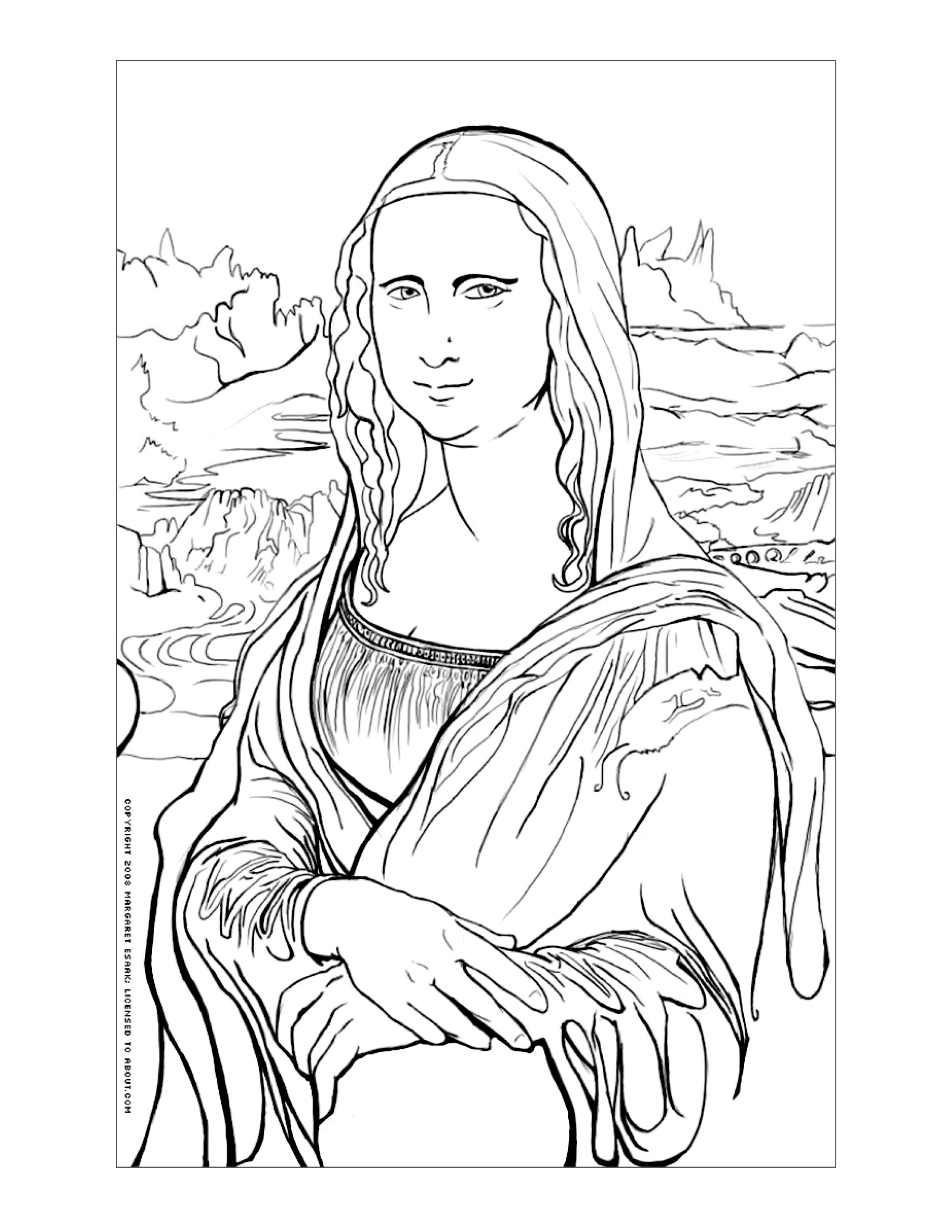 Coloring pages â the art room