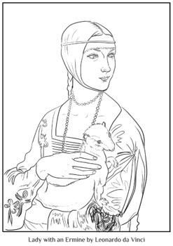 Leonardo coloring page tpt